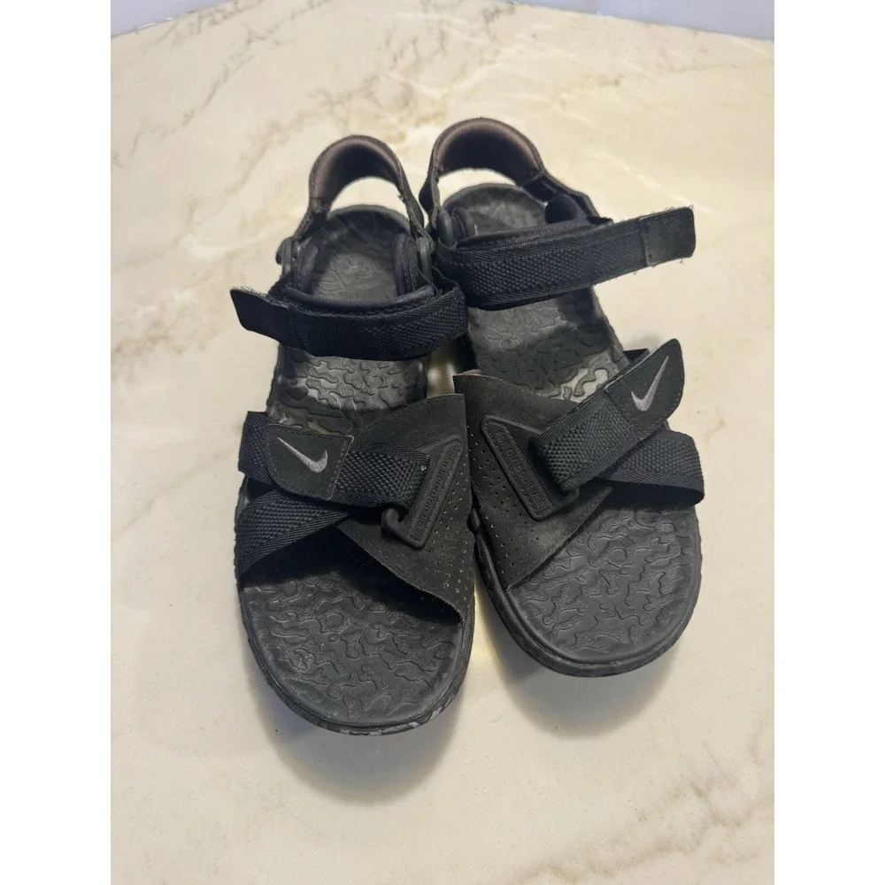 Nike Air Deschutz Sandals Black Men's Size 9 Adjustable Outdoor Sport DC9093-001